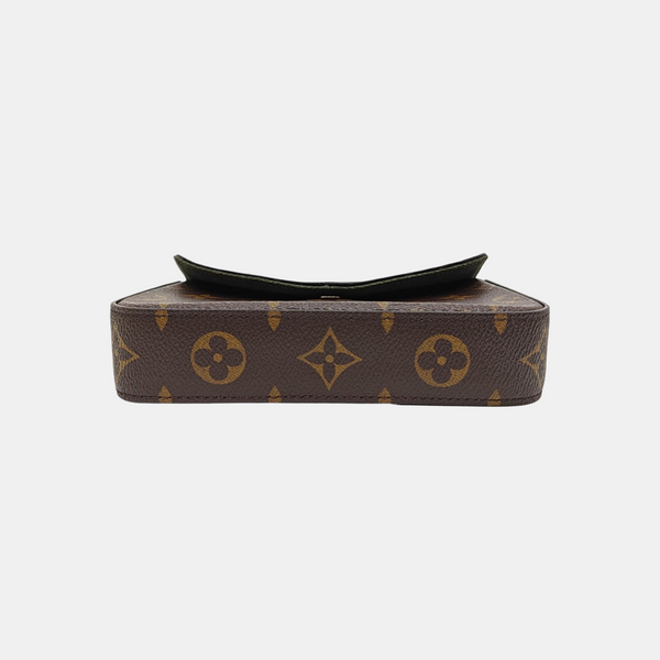 FÉLICIE Monogram Coated Canvas Brown
