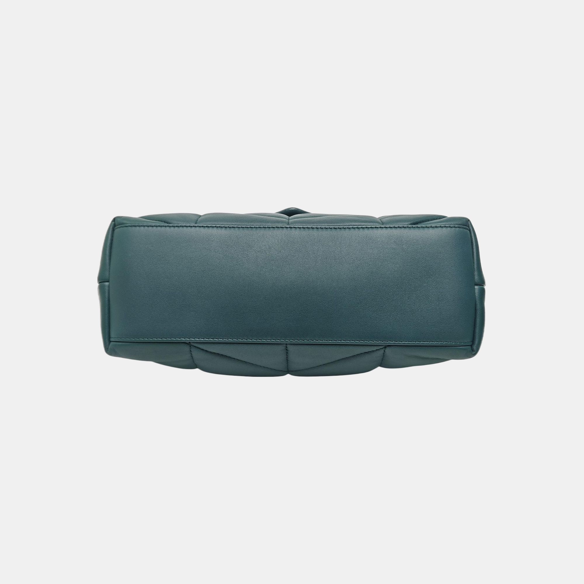 PUFFER Small Quilted Lambskin Green