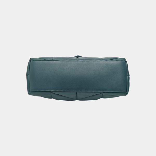 PUFFER Small Quilted Lambskin Green