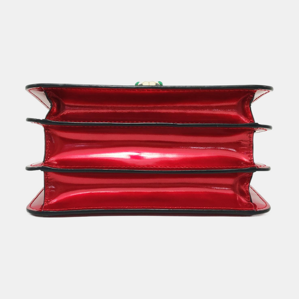 SERPENTI FOREVER Small Patent Leather Red