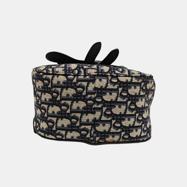 Saddle Mini Oblique Canvas Blue