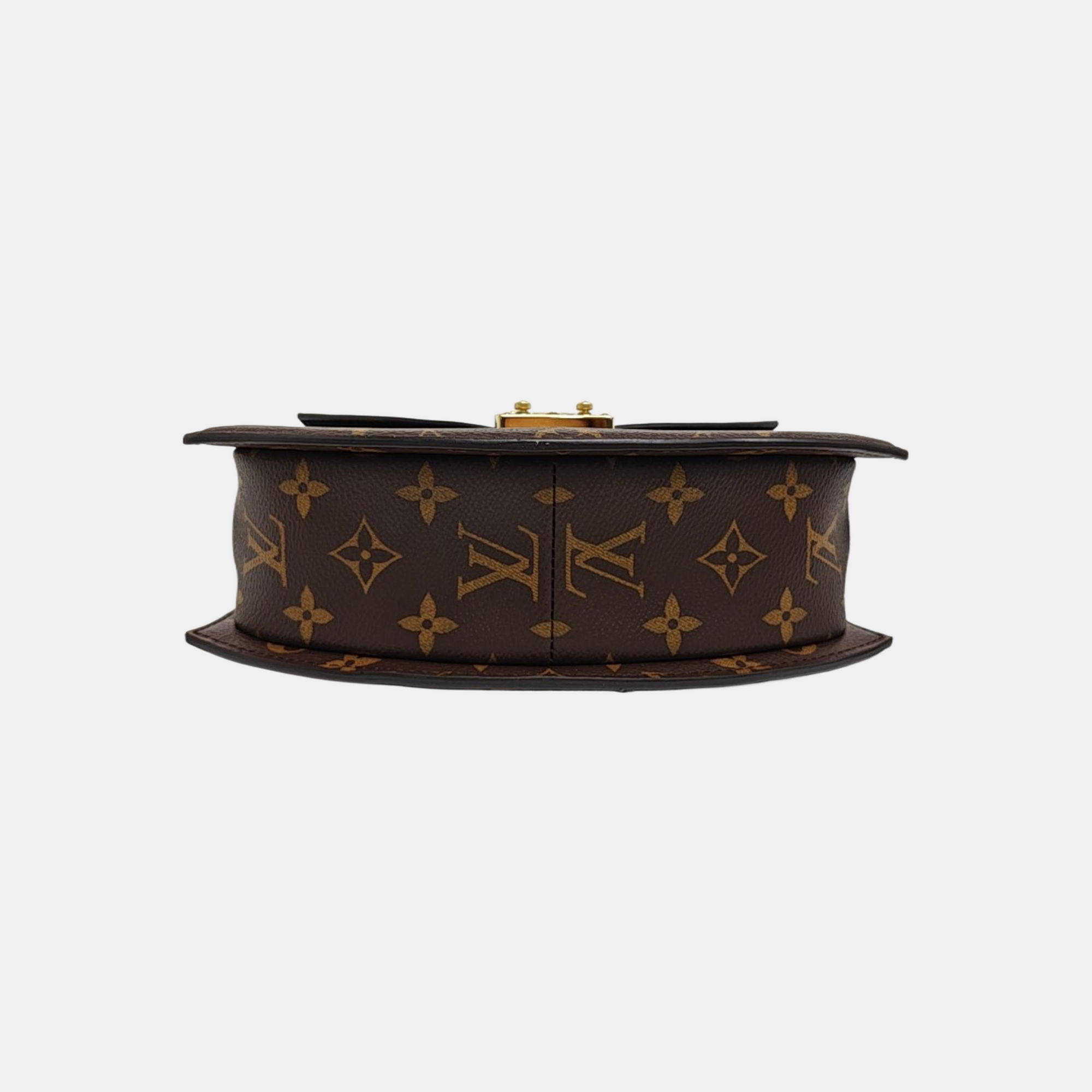 EDEN Monogram Coated Canvas Brown