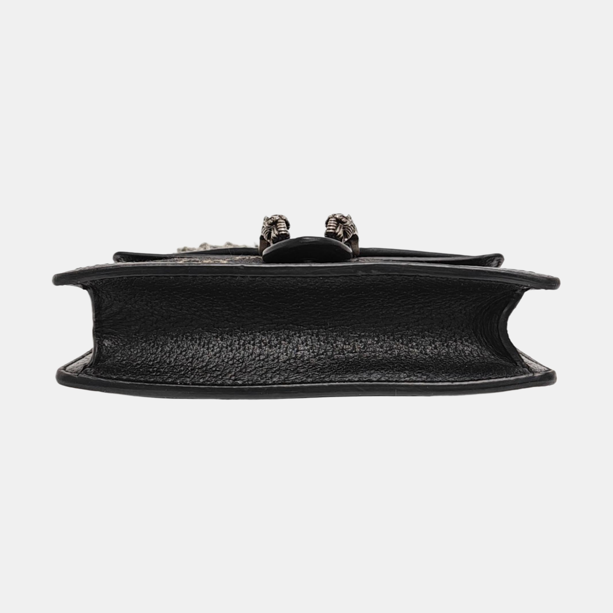 Authenticated pre-owned  Dionysus Super Mini Monogram Denim Black - Shoulder Bag at Looply