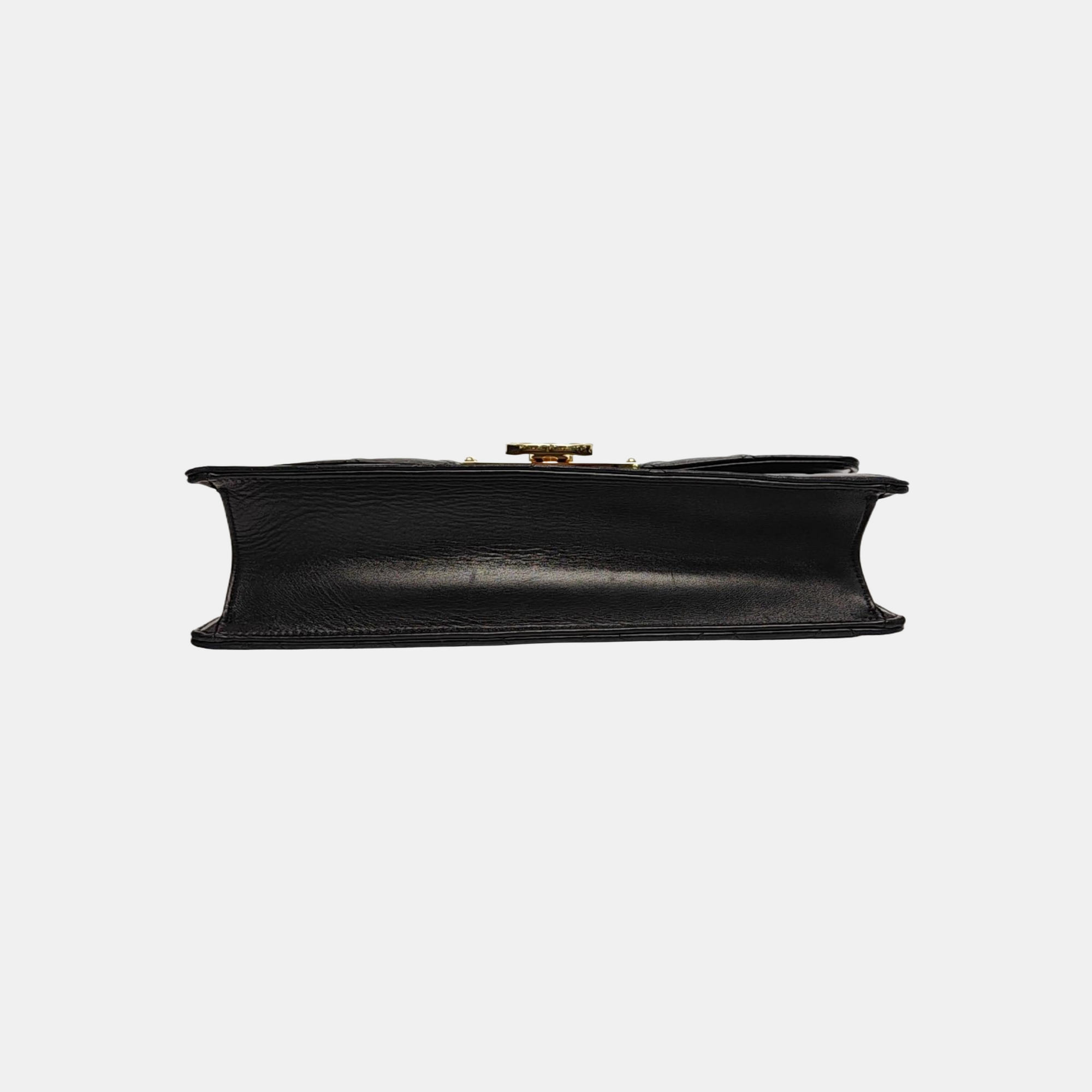 DOUBLE CC Quilted Lambskin Black