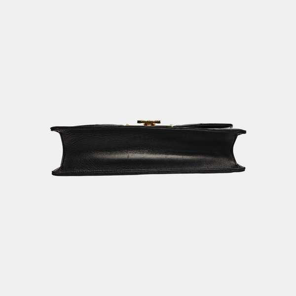 DOUBLE CC Quilted Lambskin Black