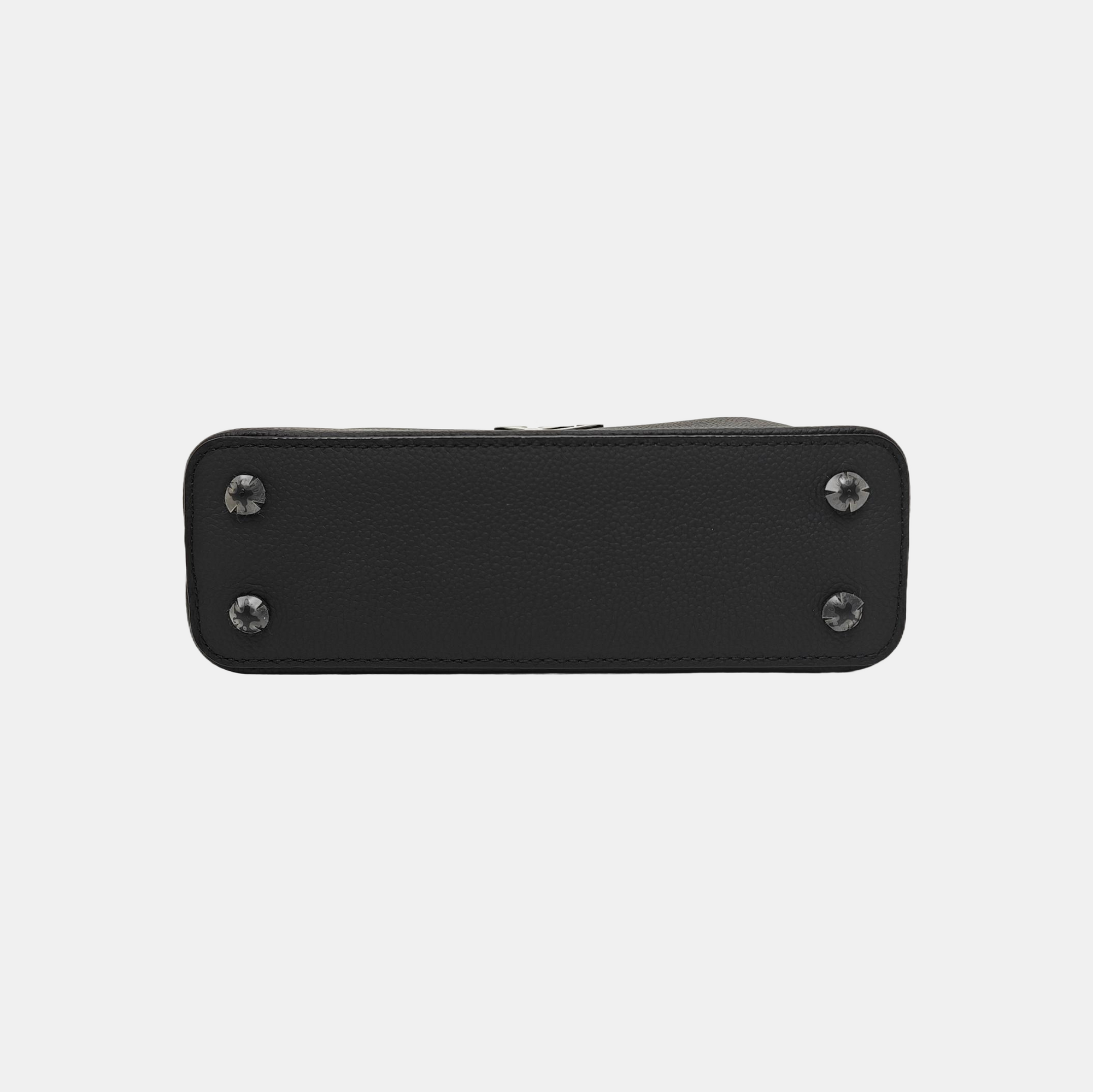 CAPUCINES Mini Calfskin Black