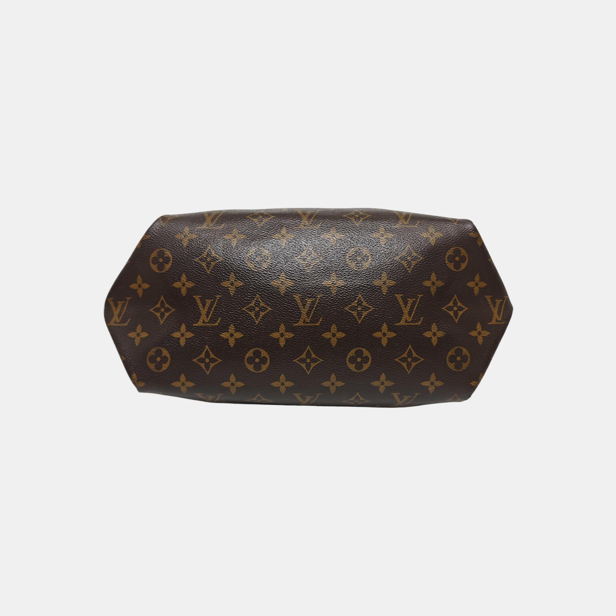 FLOWER Monogram Coated Canvas Brown