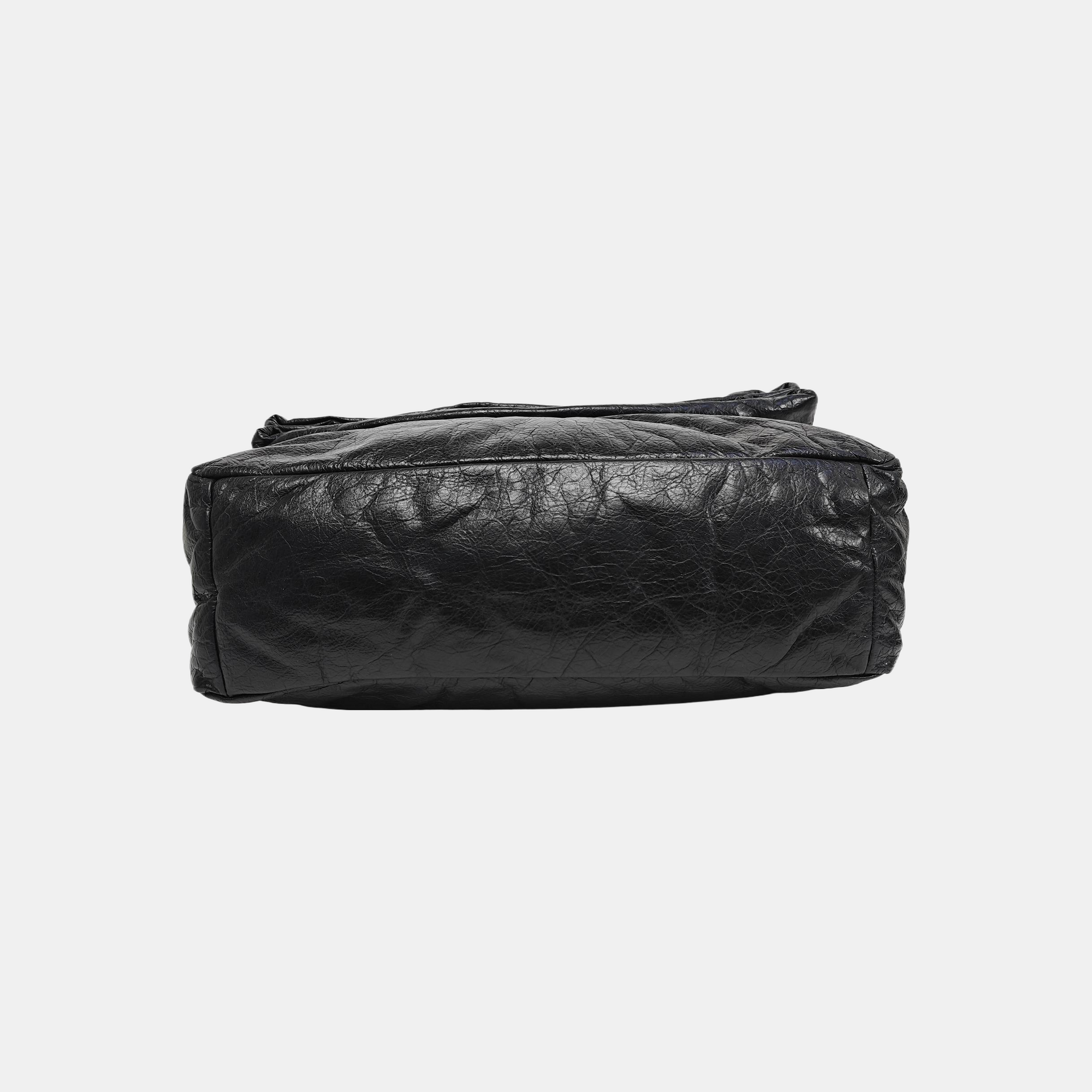 Monaco Medium Calfskin Black