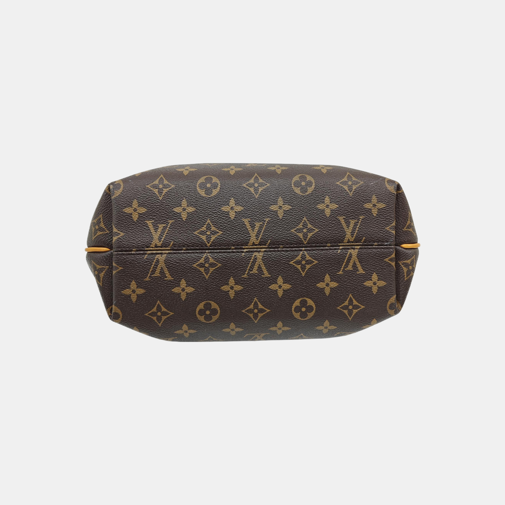 TURENNE Monogram Coated Canvas Brown
