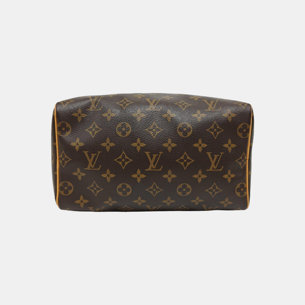 Authenticated pre-owned  SPEEDY 25 Monogram Coated Canvas Brown - Shoulder Bag at Looply
