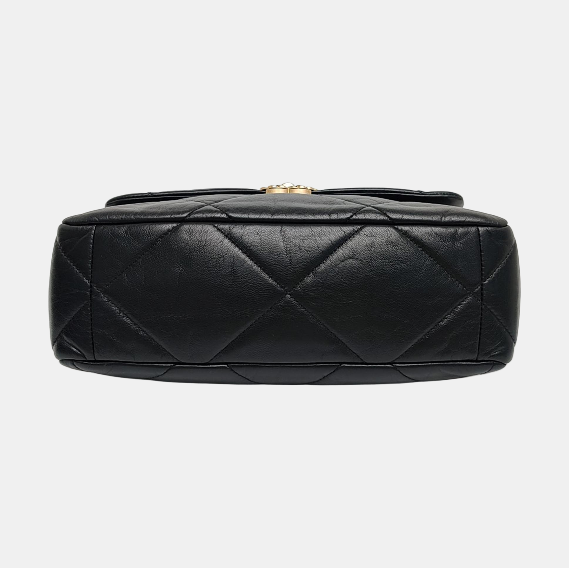 CHANEL 19 Medium Quilted Lambskin Black