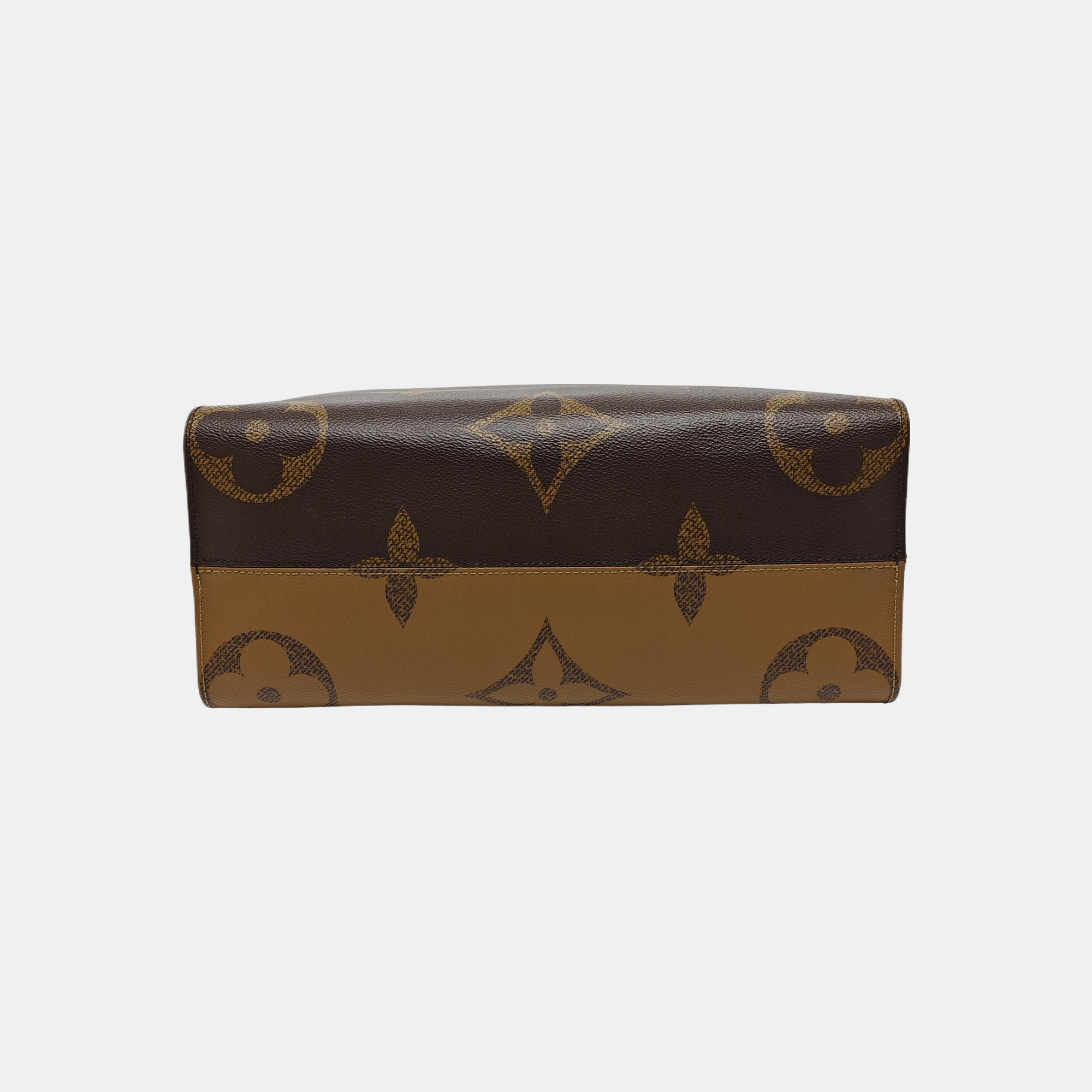 ONTHEGO MM Monogram Coated Canvas Brown