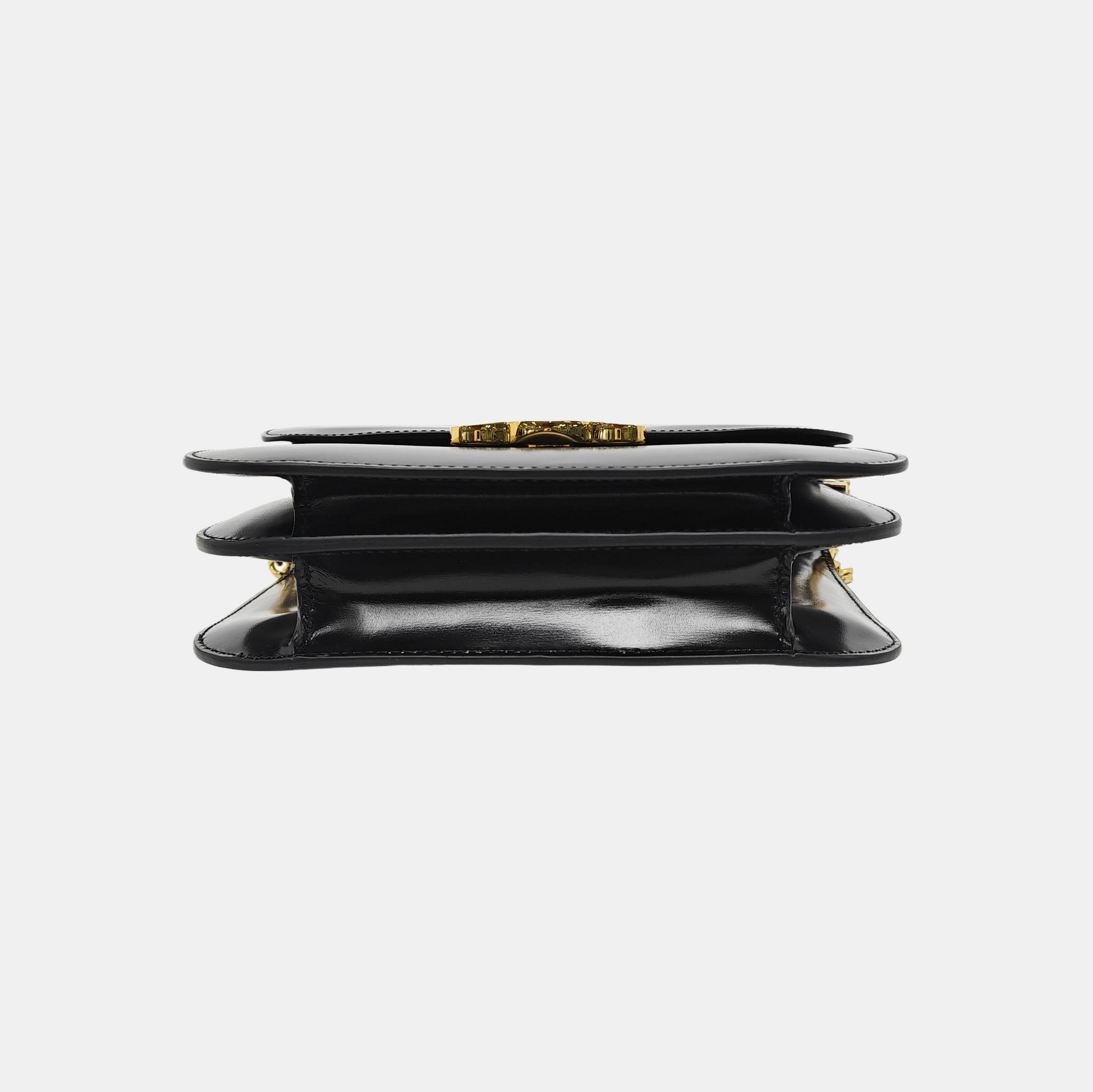 TRIOMPHE Medium Calfskin Black