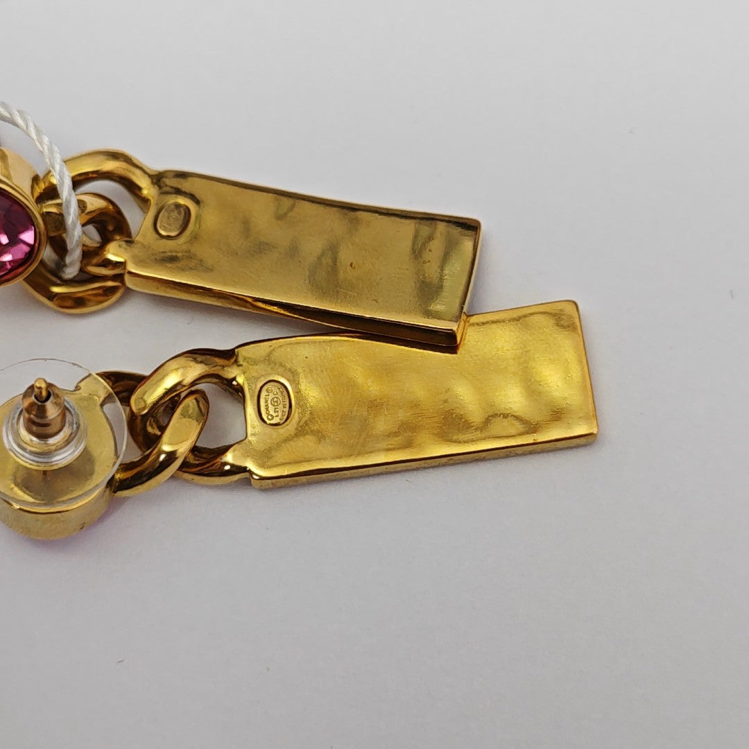 Metal Gold Stud Earrings