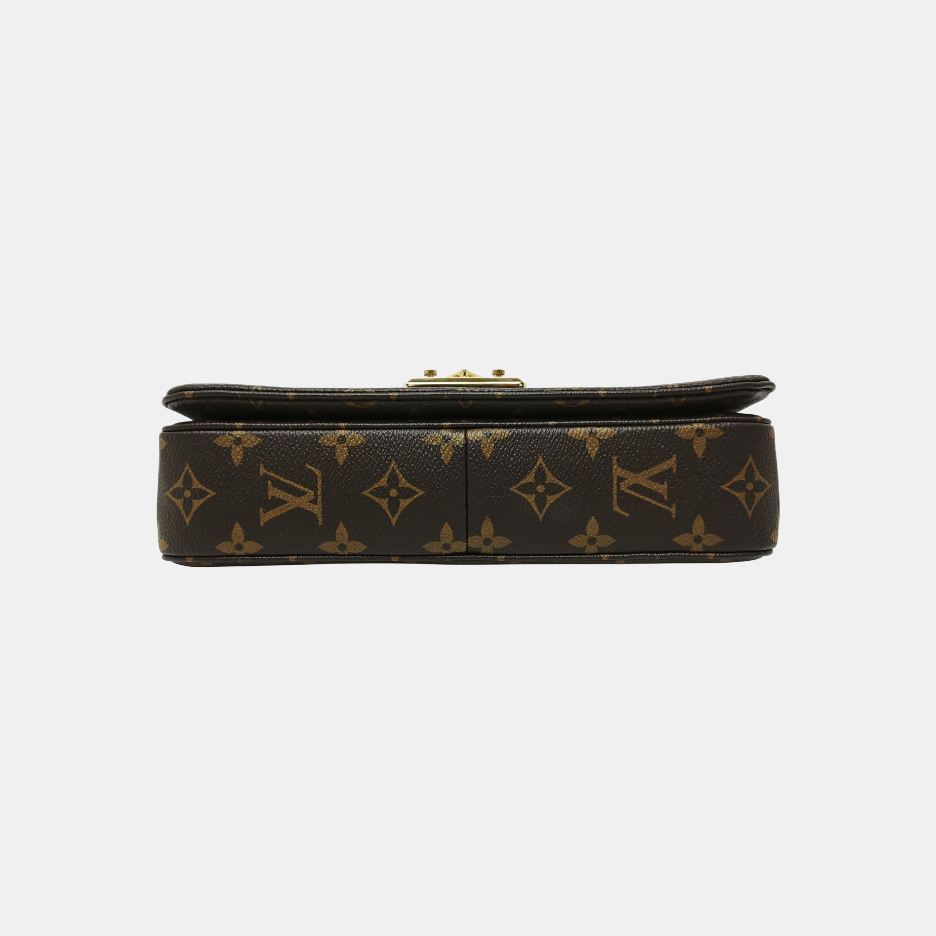 MARCEAU Monogram Coated Canvas Brown