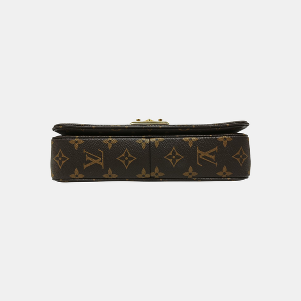 MARCEAU Monogram Coated Canvas Brown