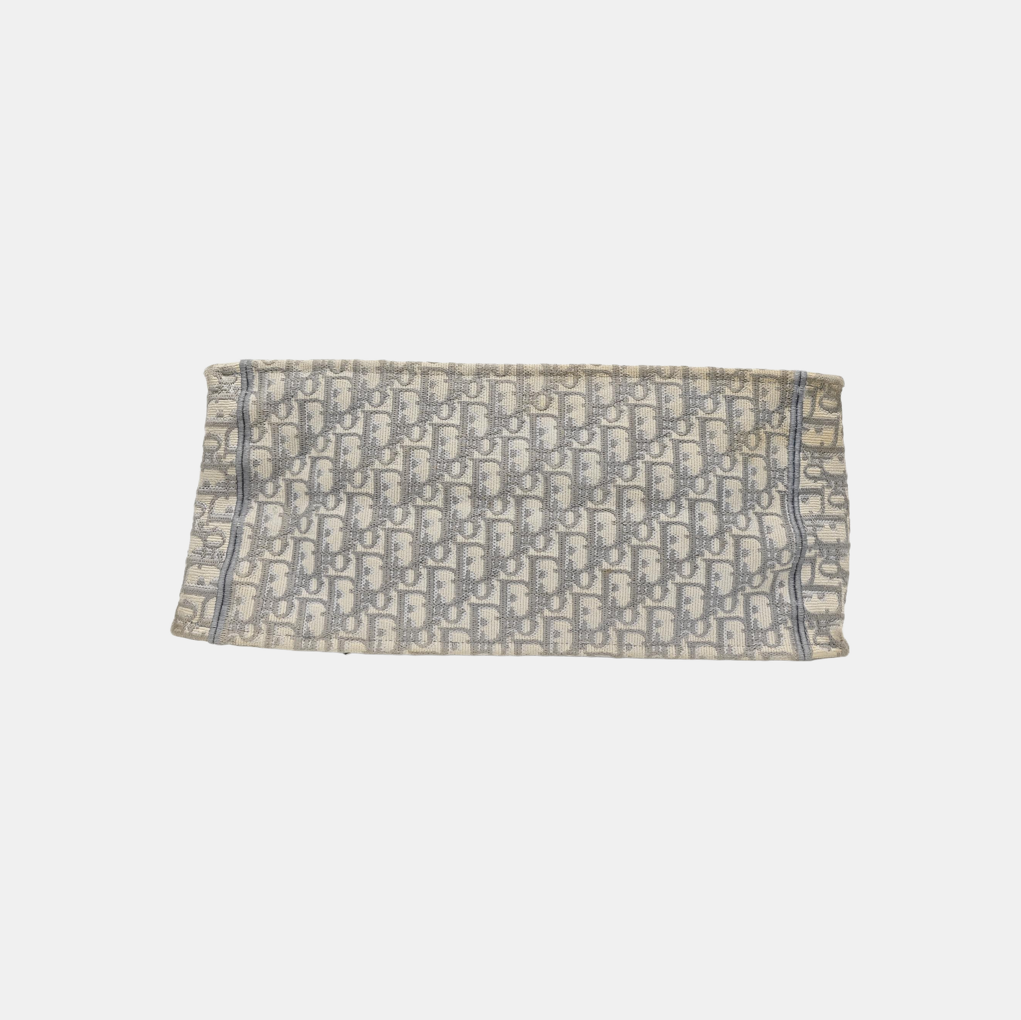 Book Tote Large Oblique Canvas Gray