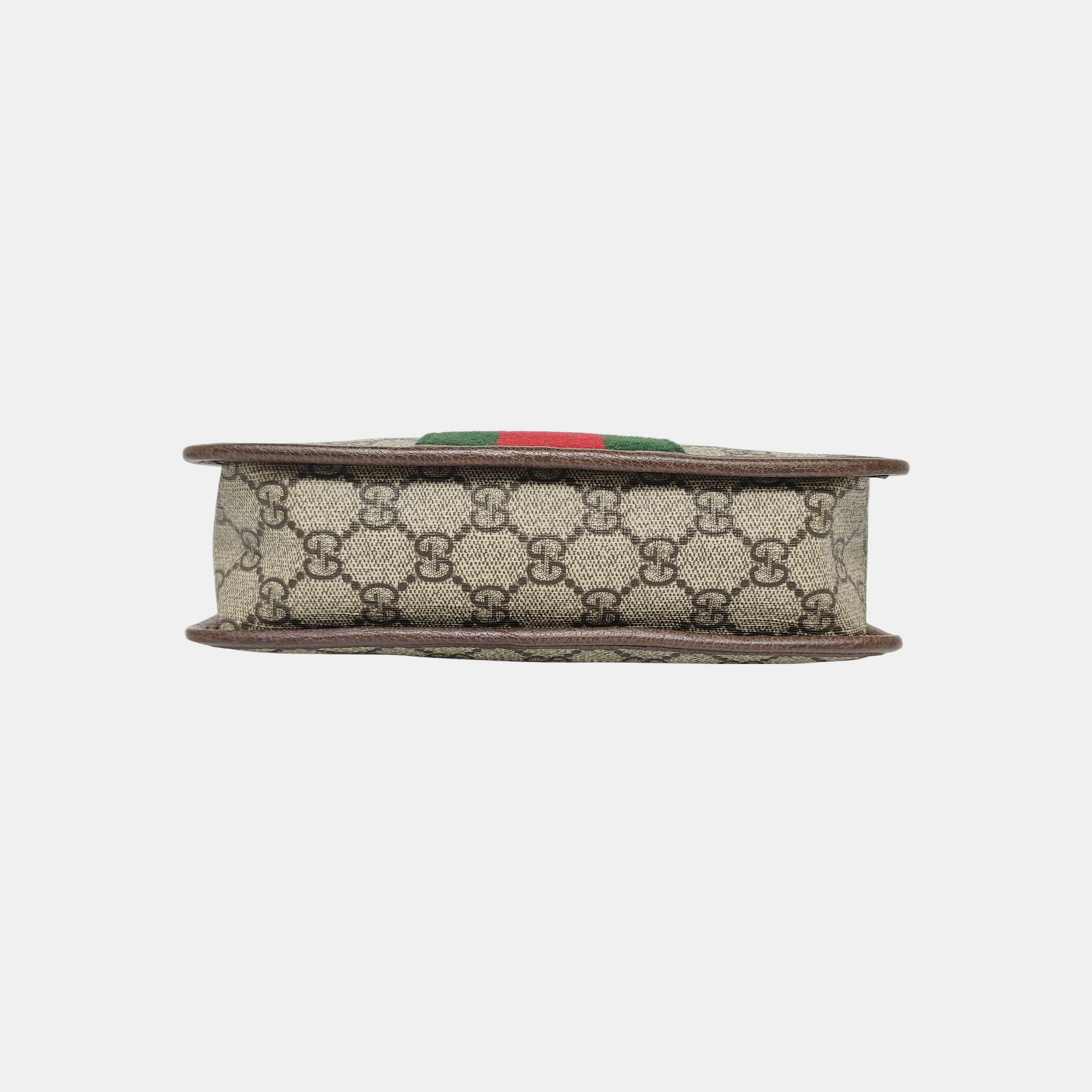 Ophidia Small Monogram Coated Canvas Beige