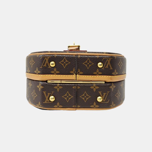 BOITE CHAPEAU PM Monogram Coated Canvas Brown