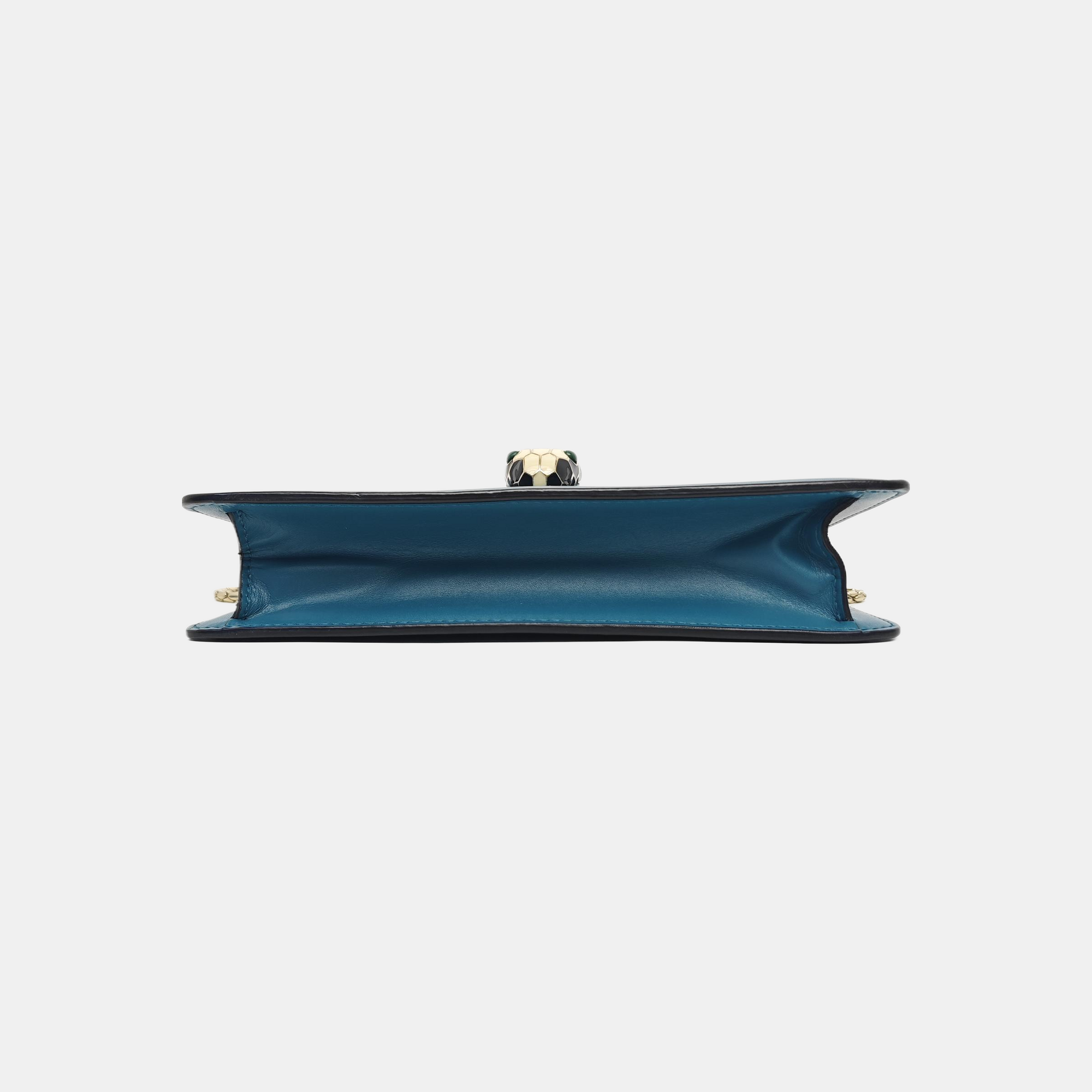 SERPENTI FOREVER Small Calfskin Blue