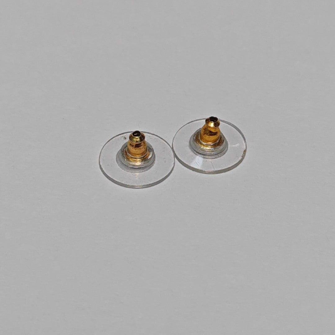 CC Logo Metal Gold Earrings