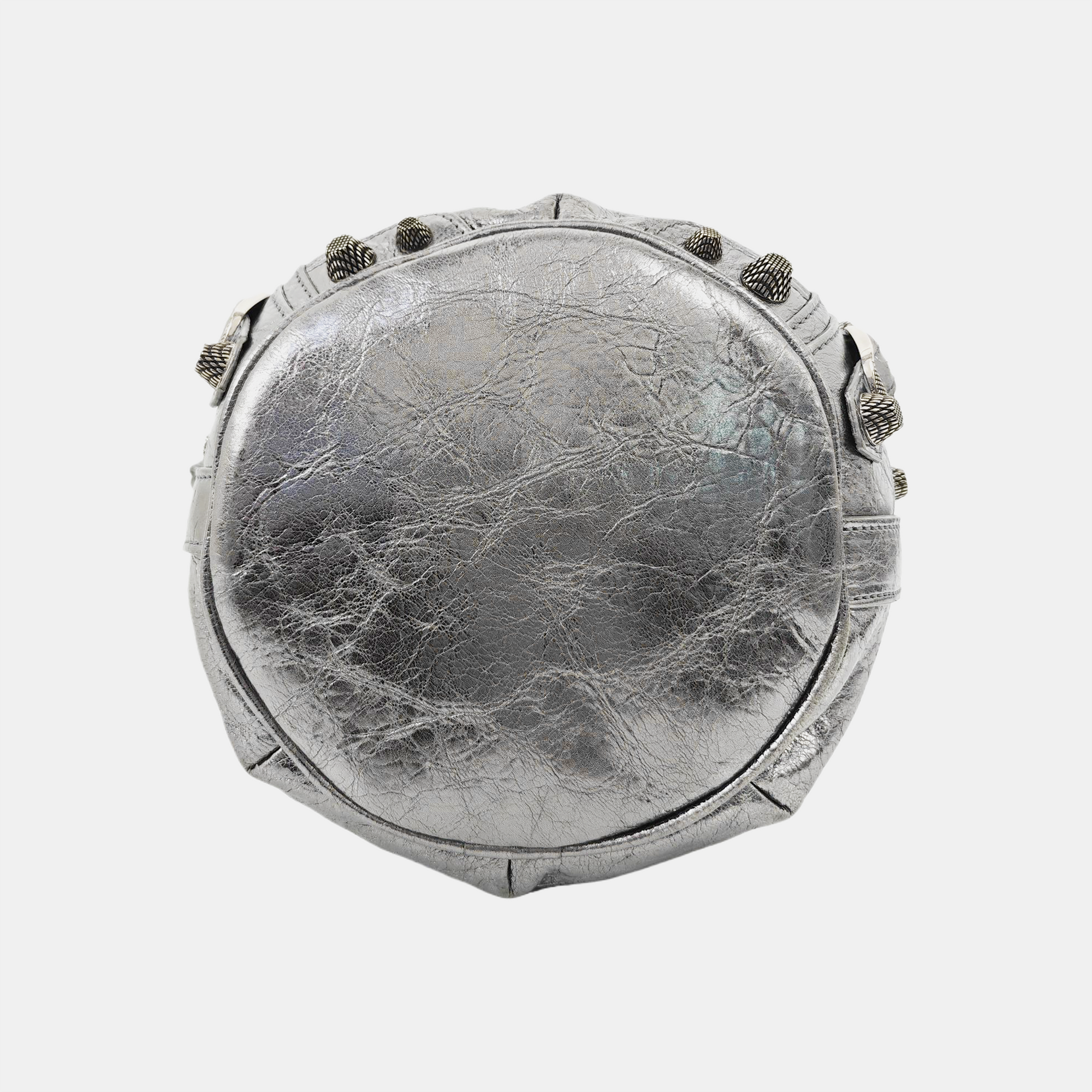 Le Cagole Calfskin Silver