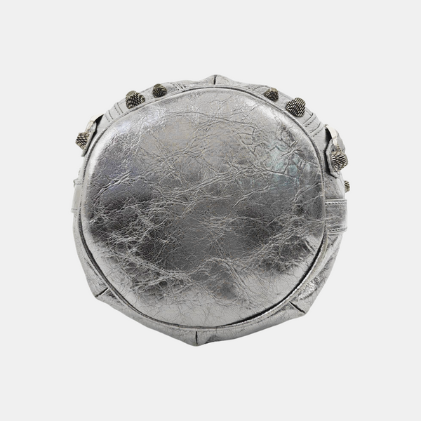 Le Cagole Calfskin Silver