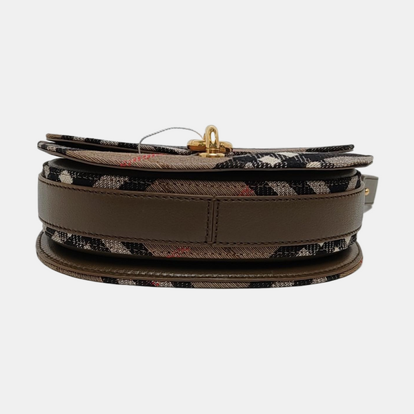 B Clip Small Fabric Brown