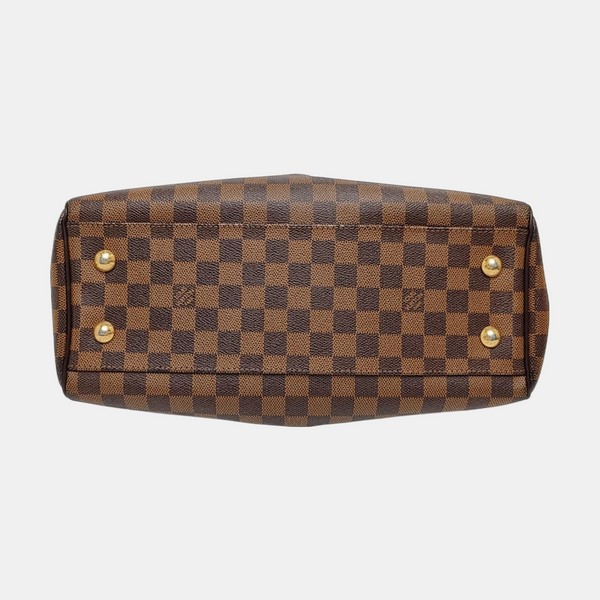 TREVI PM Damier Ebene Coated Canvas Brown