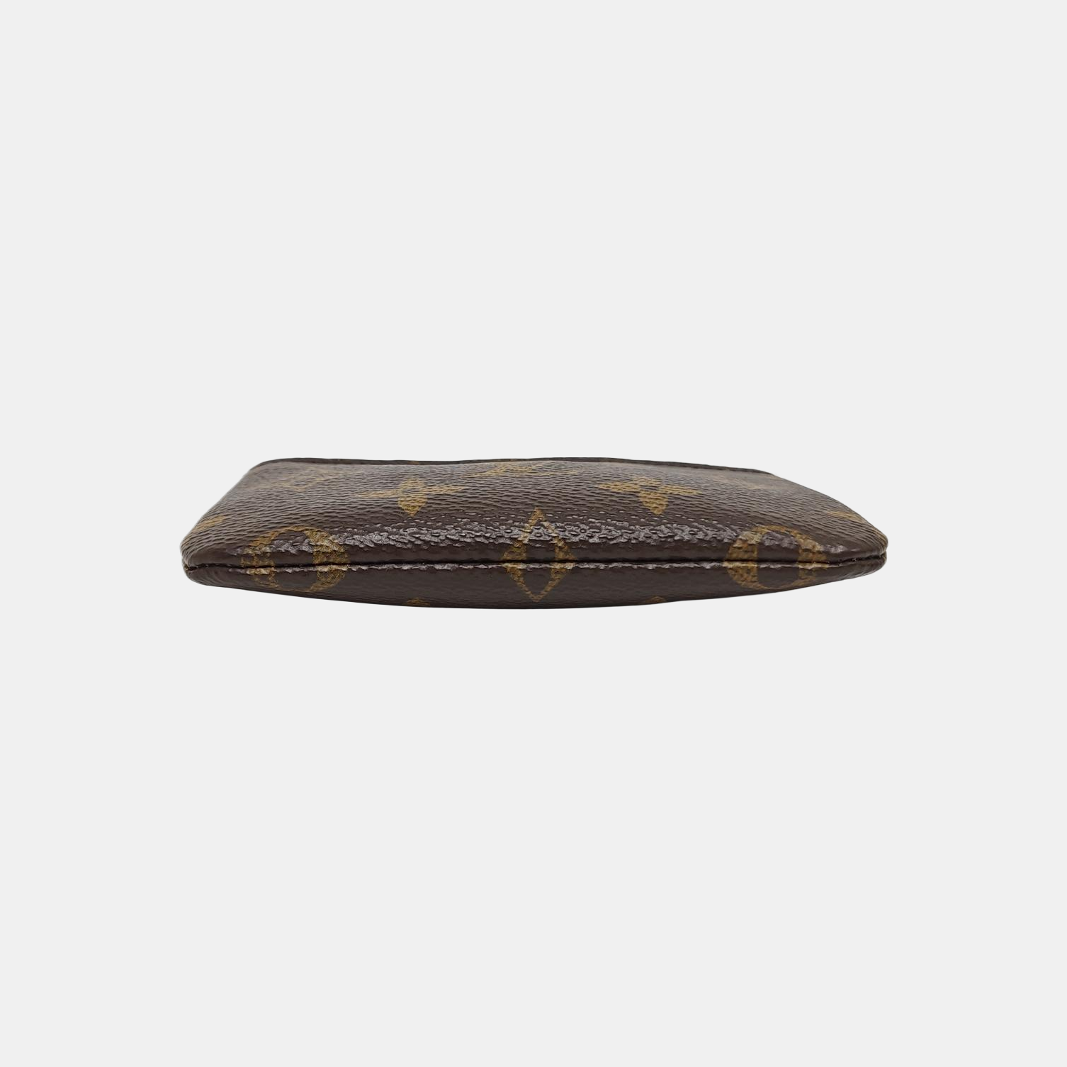 Monogram Coated Canvas Key Pouch Brown