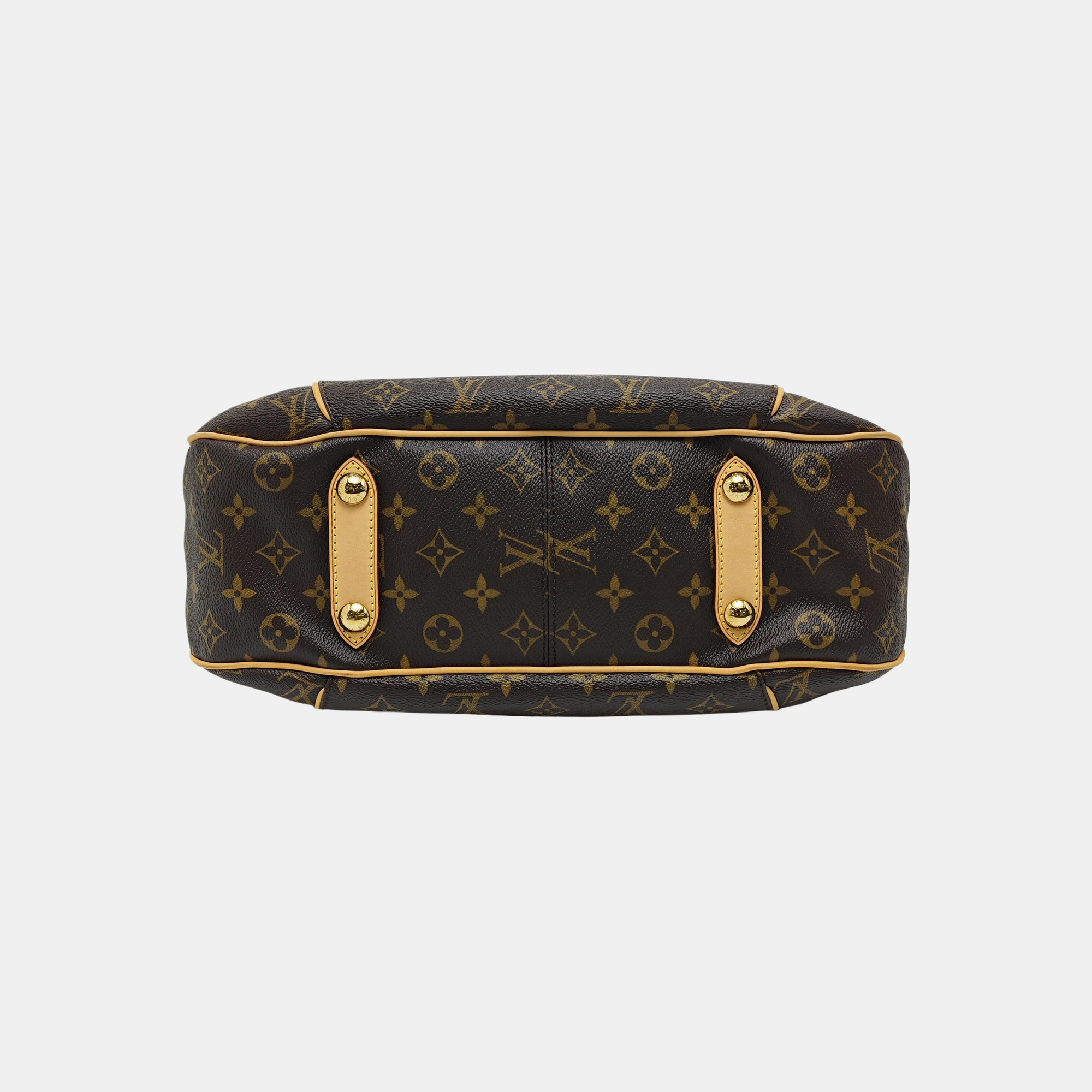 GALLIERA Monogram Coated Canvas Brown