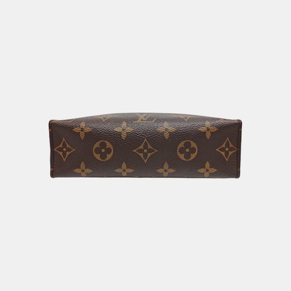 TOILET POCKET 19 Monogram Coated Canvas Brown