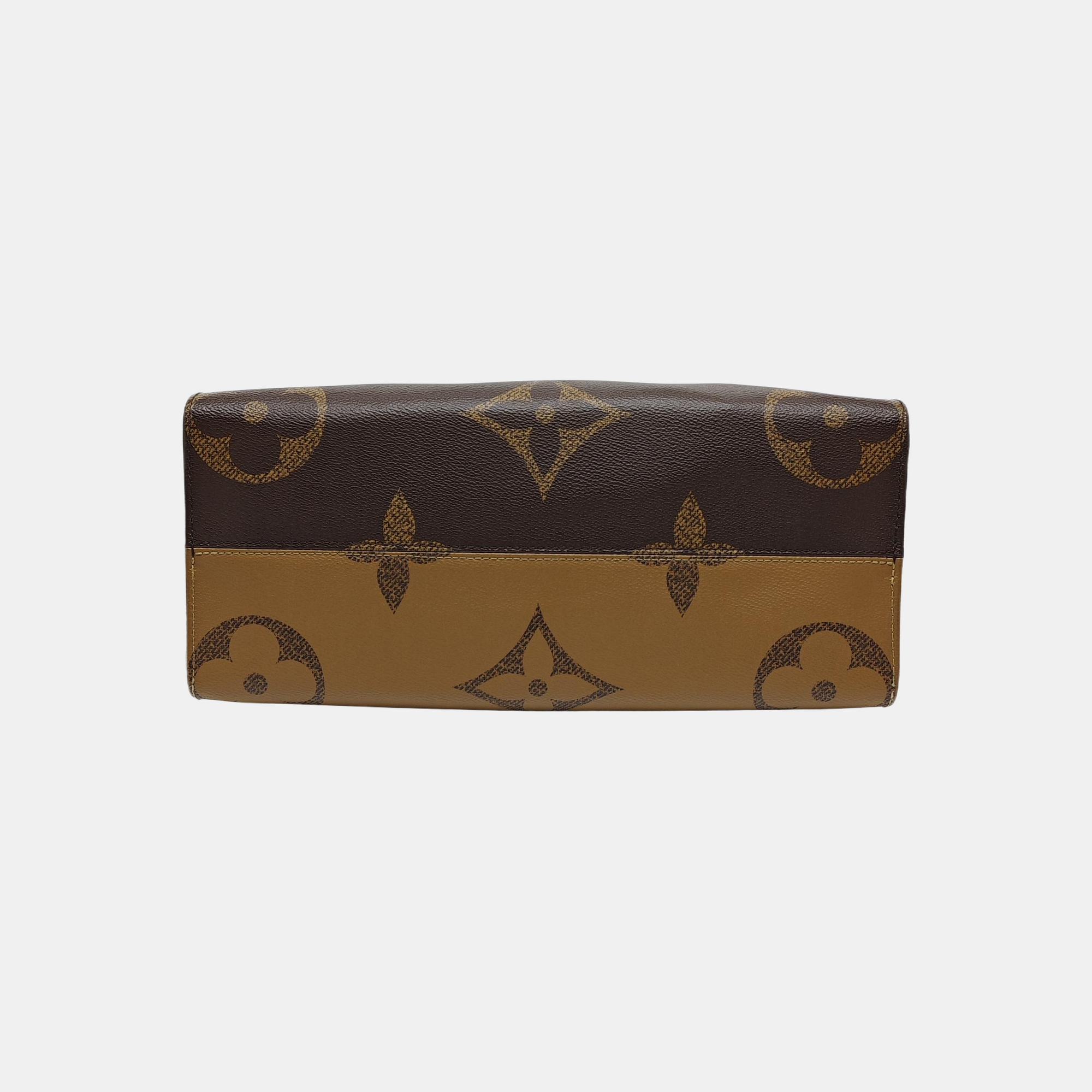 ONTHEGO MM Monogram Coated Canvas Brown
