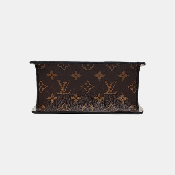 SPRING STREET Monogram Patent Leather Black