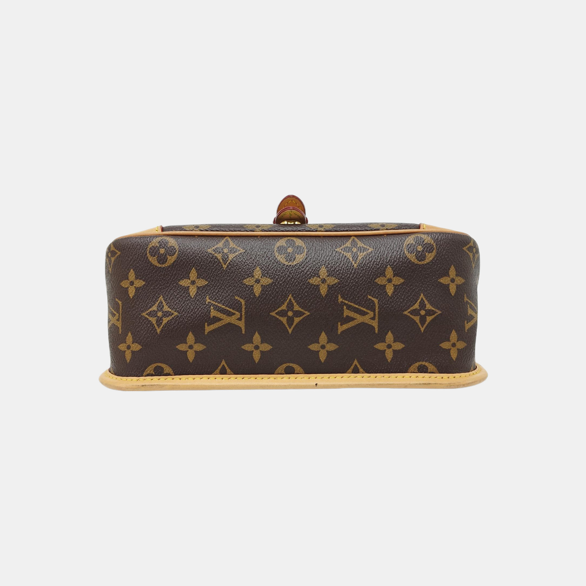 DIANE Monogram Coated Canvas Brown