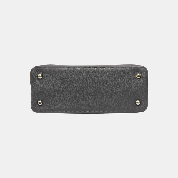 CAPUCINES GM Calfskin Gray