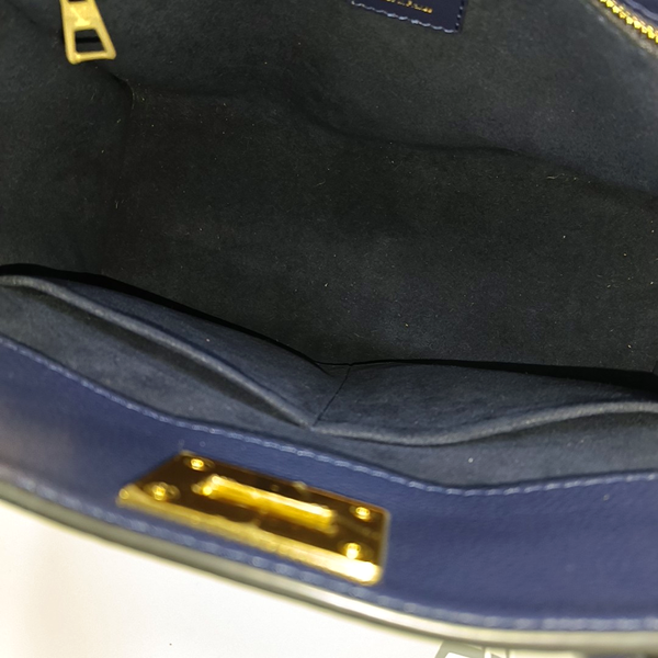 ON MY SIDE MM Calfskin Blue