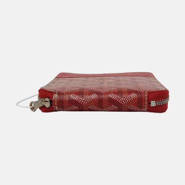 Saint-Marc Coated Canvas Red Wallet