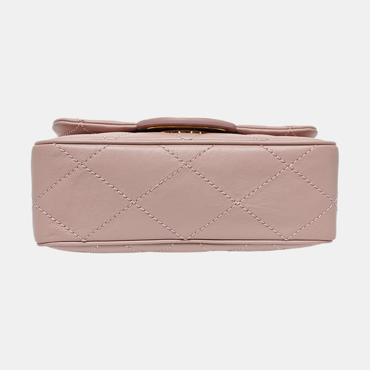 Quilted Calfskin Crossbody Bag Pink