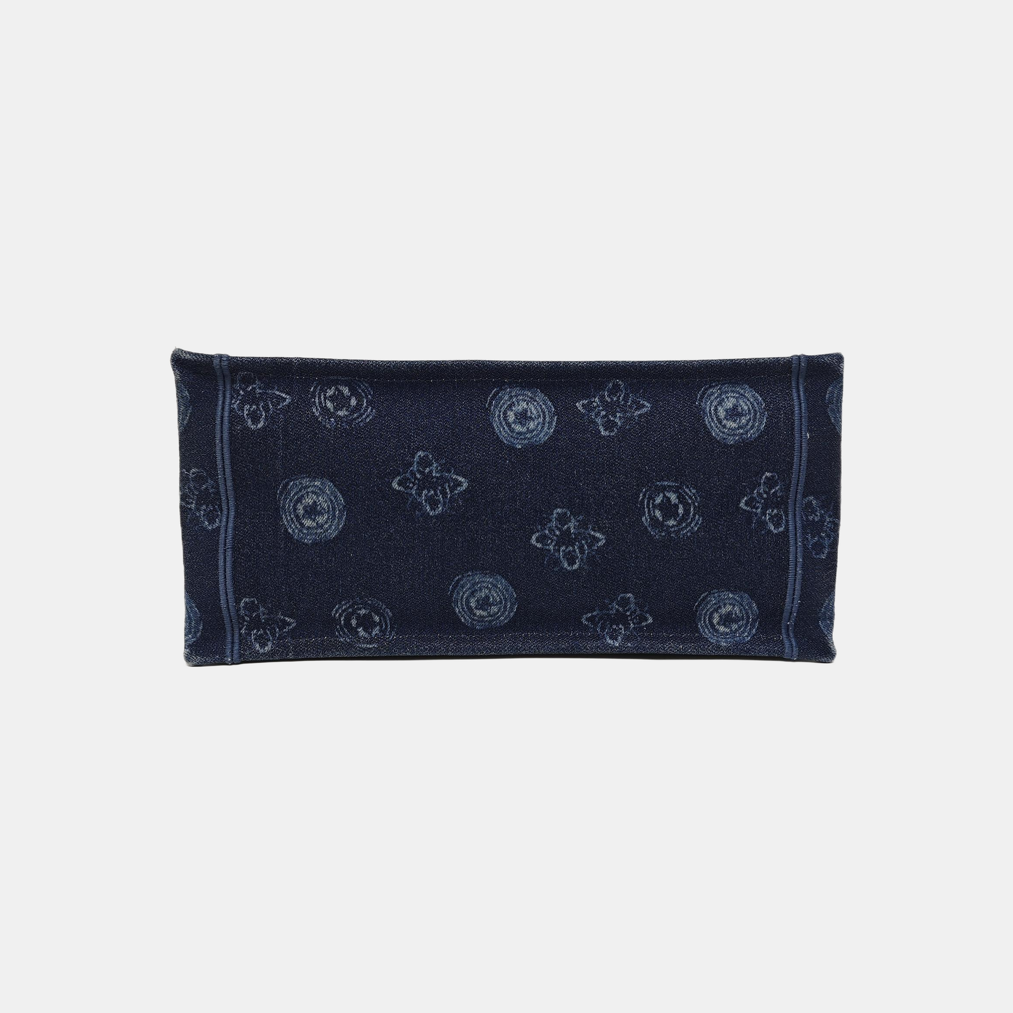 Book Tote Small Denim Blue