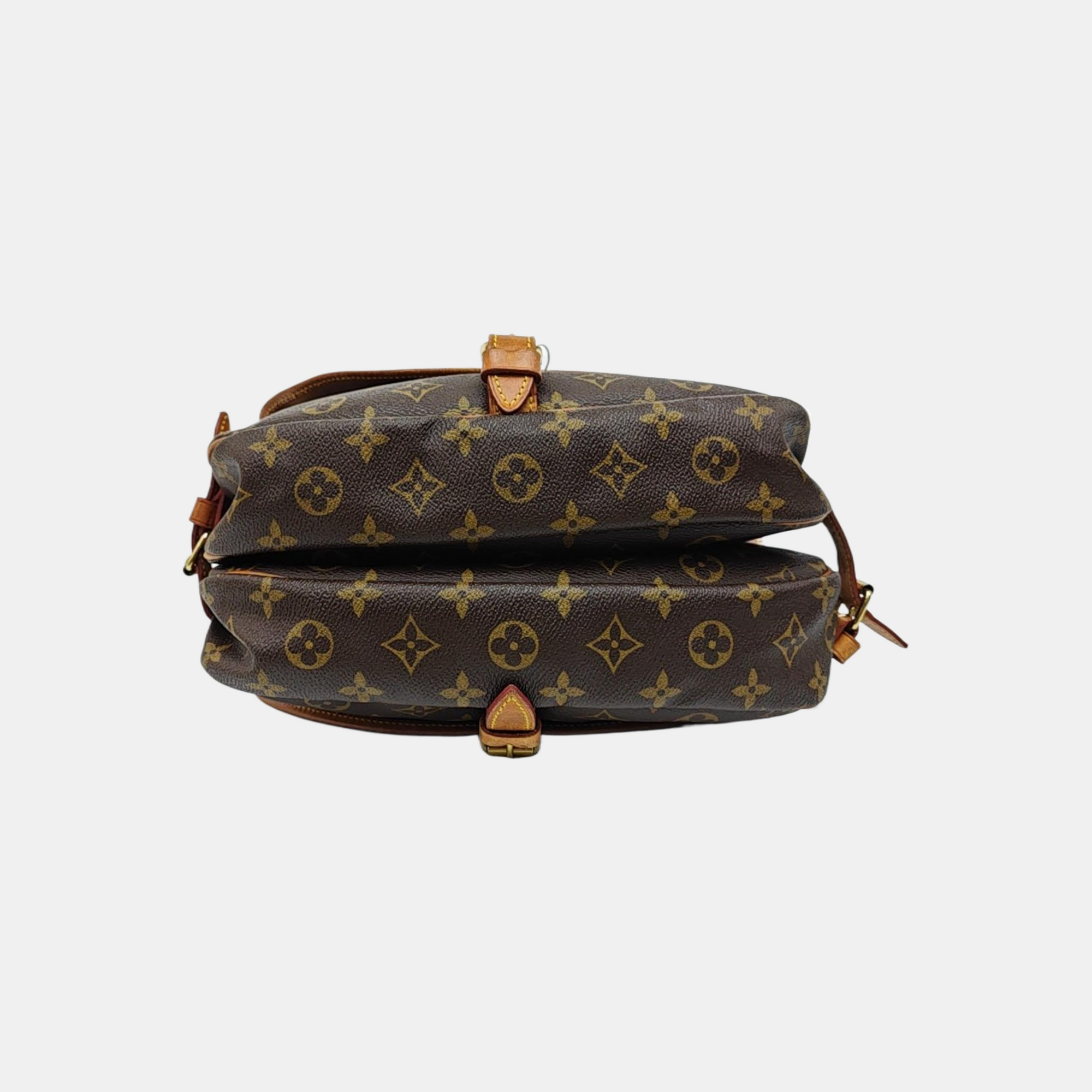 SAUMUR Monogram Coated Canvas Brown