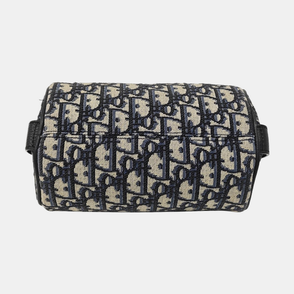 Oblique Canvas Shoulder Bag Beige