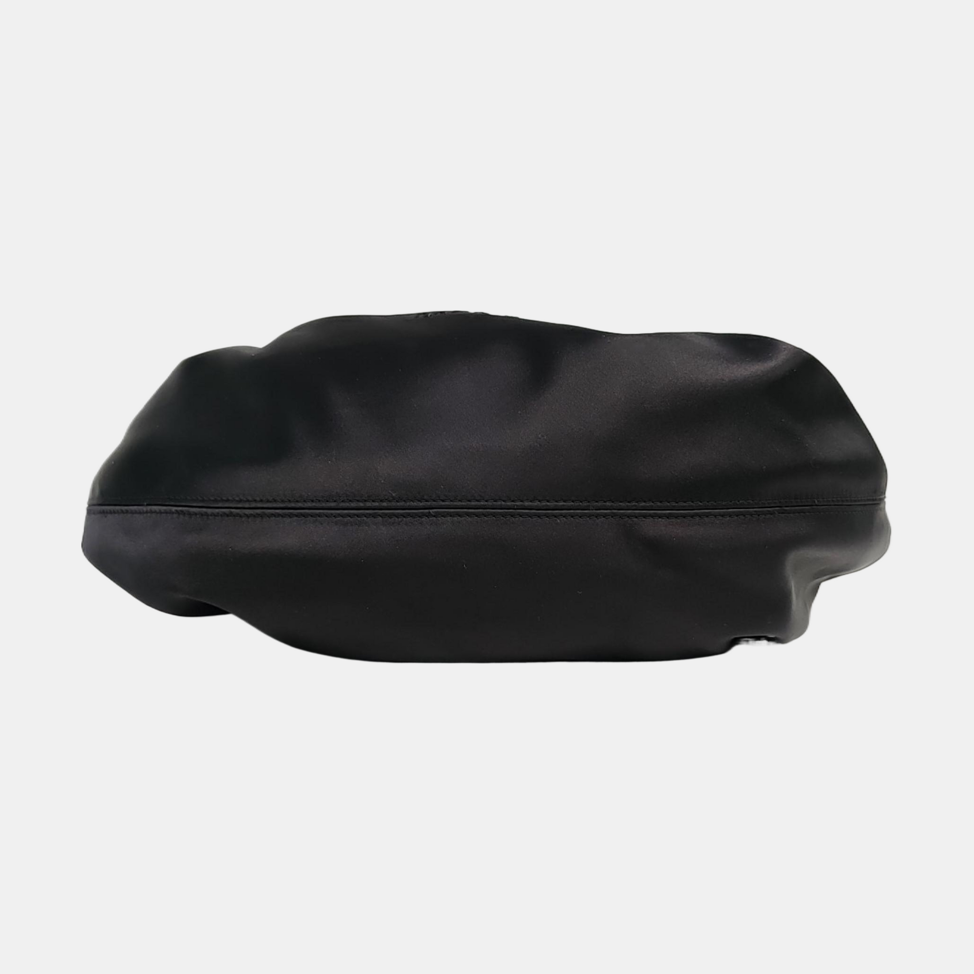 Fabric Top Handle Bag Small Black