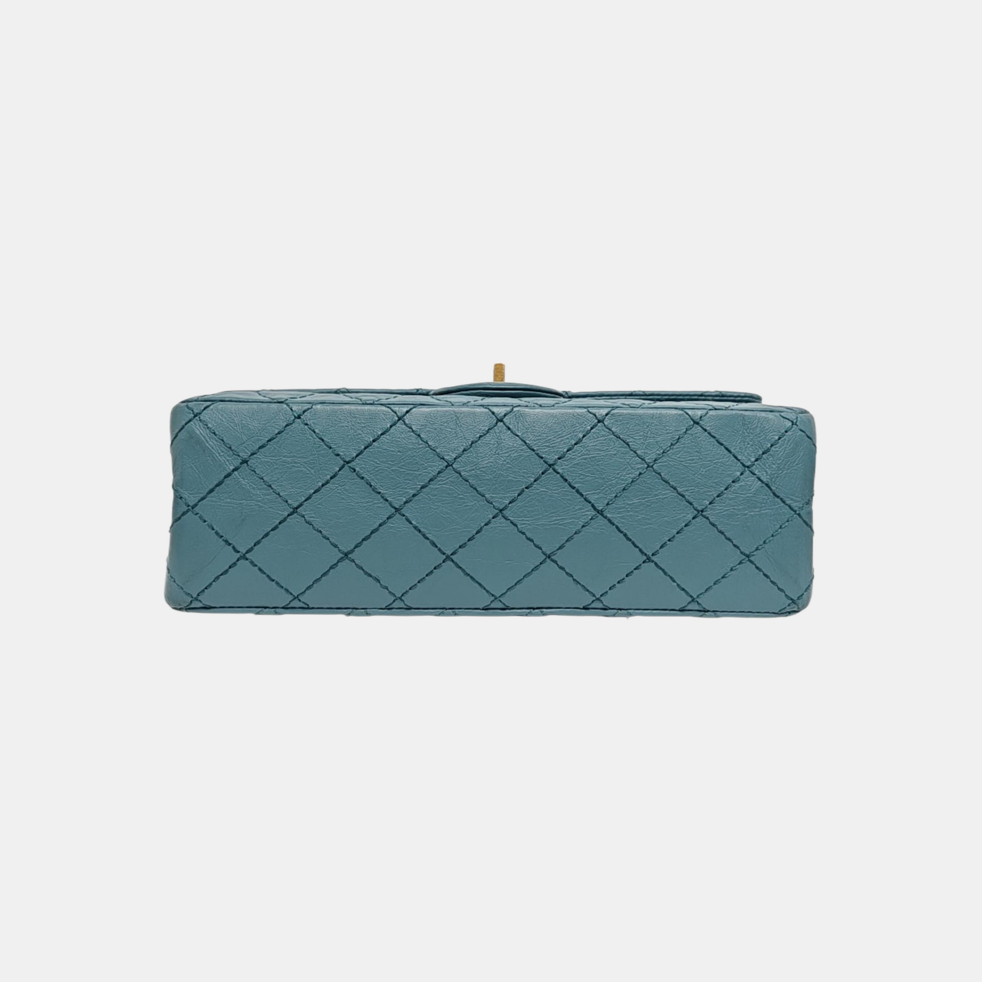 2.55 225 (small) Quilted Calfskin Blue