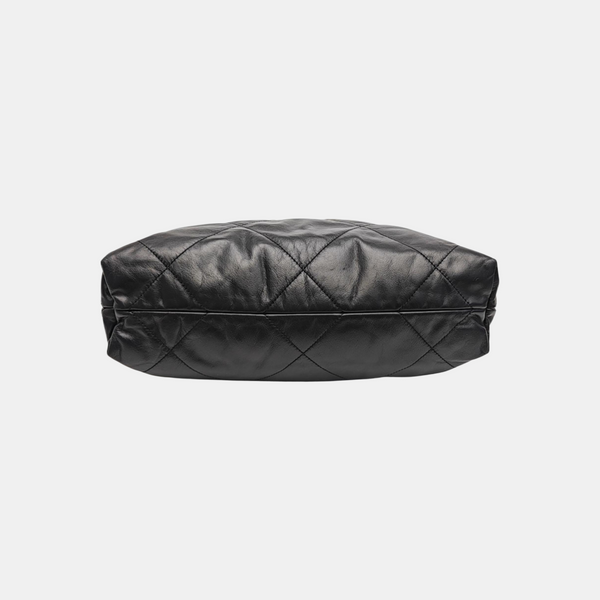CHANEL 22 Small Quilted Calfskin Black