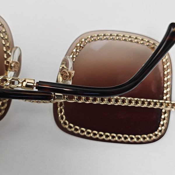 Metal Sunglasses Brown