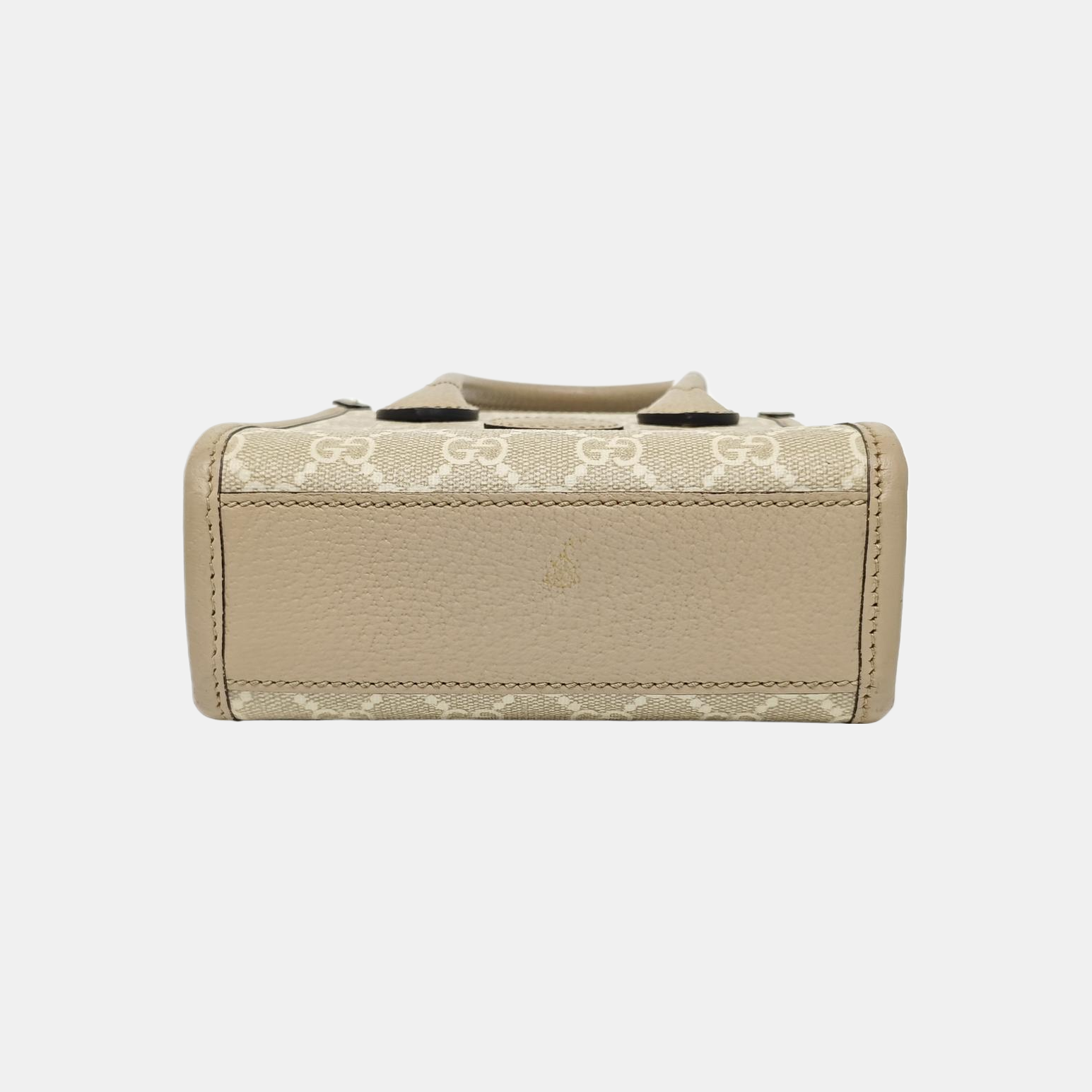 Retro Mini Monogram Coated Canvas Beige
