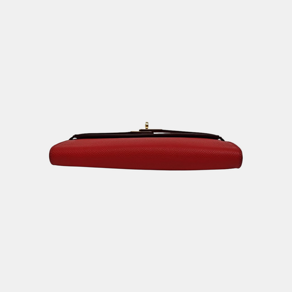 Kelly 20 Epsom Red Wallet