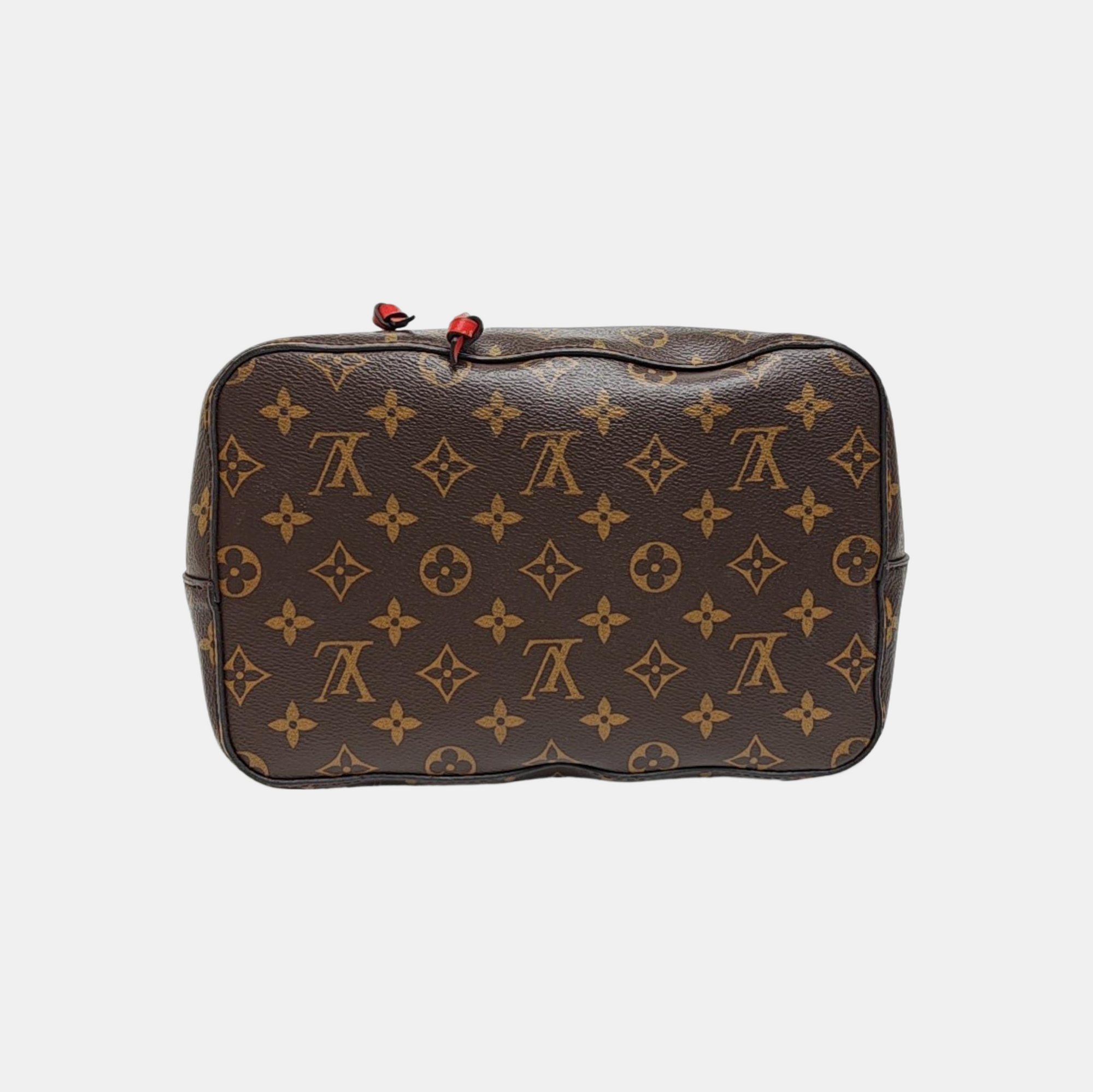 NÉONOÉ MM Monogram Coated Canvas Brown