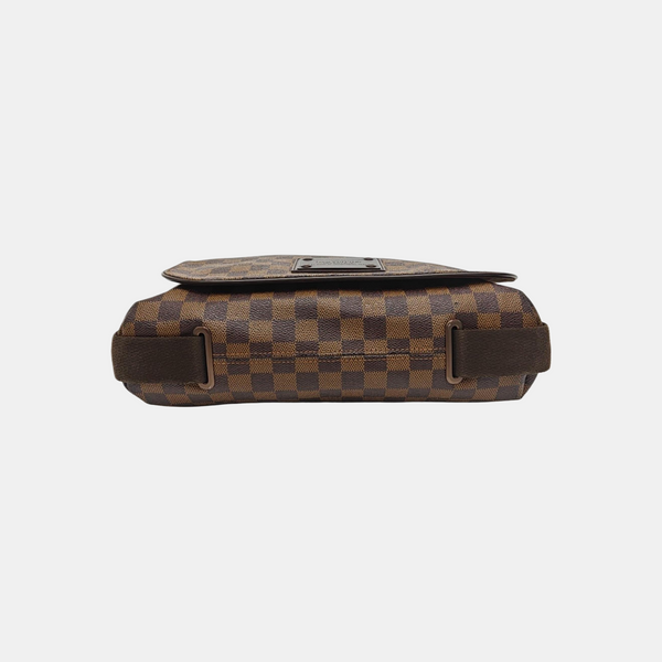 BROOKLYN Damier Ebene Coated Canvas Brown